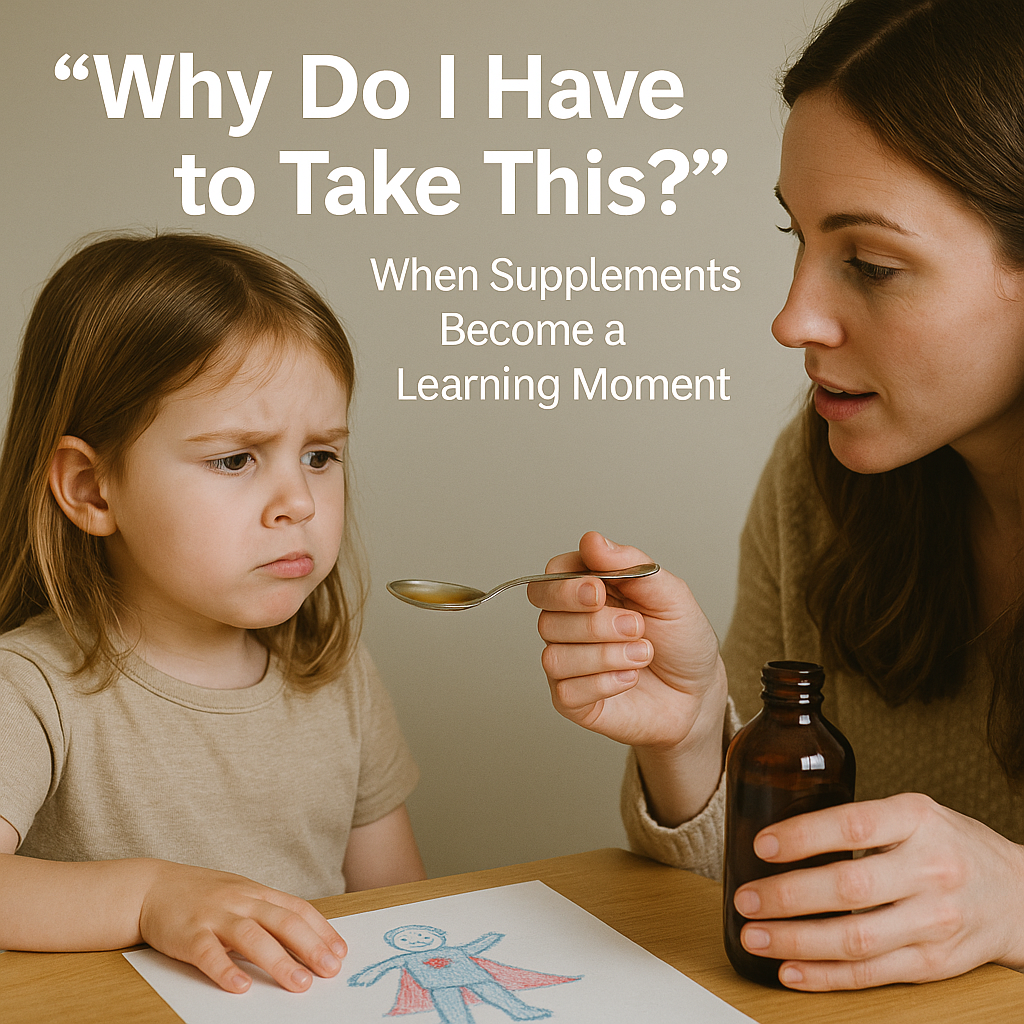 “Why Do I Have to Take This?” – When Supplements Become a Learning Moment