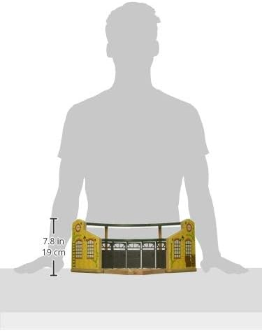 inc. Wooden Train Round House with 5-Way Switch Track for Kids, Norrington Wood Train Shed with 5 Doors. Houses 5 Engines & Cars, Compatible with Major Brand Wooden Railways