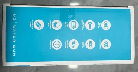 Electric Water Gun for Kids & Adults 800CC High Capacity 32FT Long Range Dual-Mode Squirt Gun Auto-Refill System for Pool, Beach Outdoor Summer Water Guns Gift Play(Black)