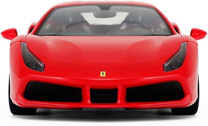 PowerTRC Officially Licensed Ferrari RC Car, 1:14 Ferrari 488 GTB Remote Control Car Electric Sport Racing Car Model Vehicle, Red RC Car Series for Adults, Boys Age 8-12 Years Gift Idea