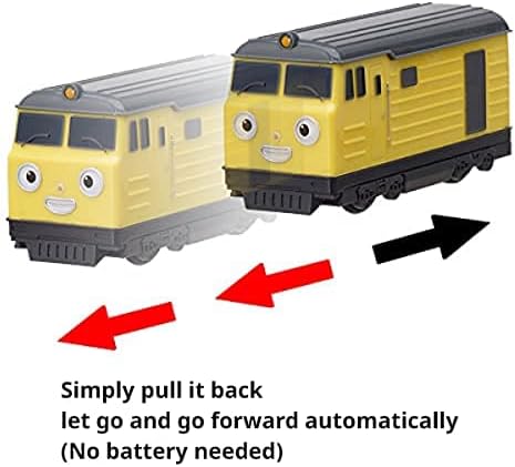 Pull Back Car Train Toy - Titipo and Friends 3 Vehicles Set Christmas Birthday Gifts for Kids and Toddlers Boys and Girls 3 Years and Up (No. 2 Loco, Eric, Xingxing)