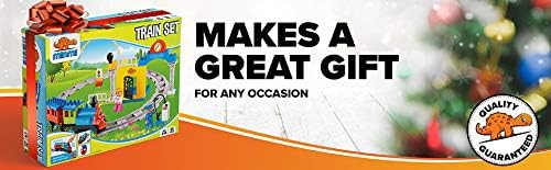 Electric Train Set-Toddler Train Toy Figures & Playsets for Age 2-10Year Old Boy Toy Trains, Kids Toy Train Sets for Boys&Girls, Mini Engine Steam Train Model Train (53 Pieces)