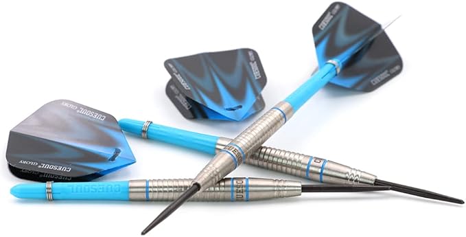 CUESOUL Professional Tungsten Steel Tip Dart Set 85% Tungsten 22g/24g/26g-Glory Series