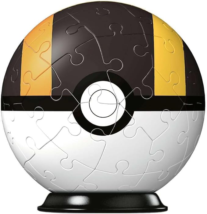 Ravensburger Pokemon Ultra Ball - 3D Jigsaw Puzzle Ball for Kids Age 6 Years Up - 54 Pieces - No Glue Required - Pokeball, White