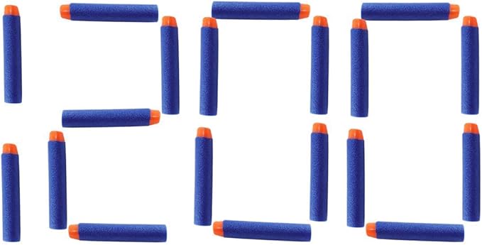 POKONBOY 1200 Pack Refill Darts Compatible with Nerf Guns, Refill Bullet Darts Foam Darts Compatible with Nerf Guns N-Strike Elite Series Blaster Toy Guns Kids(Storage Bag Included)