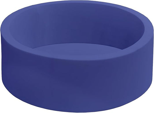 Baby Ball Pit 35.4" Soft Round Memory Foam Ball Pits NOT Included Balls Indoor Outdoor Playpen for Babies Toddlers Kids Great Gift for Girls Boys, Dark Blue