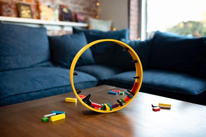 Hamster Roll, Most Unique Dexterity Game, Place Wooden Blocks in a Rotating Wheel - 25th Century Games