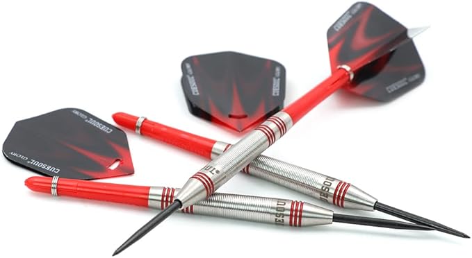 CUESOUL Professional Tungsten Steel Tip Dart Set 85% Tungsten 22g/24g/26g-Glory Series