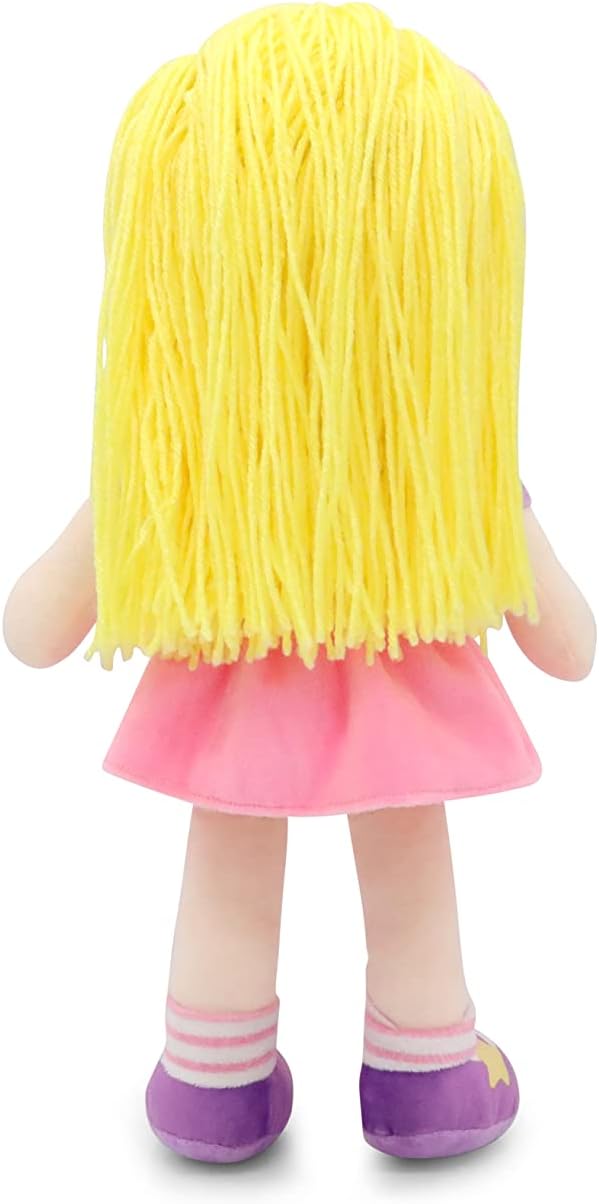 Soft Plush Baby Doll - 18 Inch Rag Dolls for Girls and Boys, Infants & Babies, My First Plush for 1 Year Old, Stuffed Doll - Eimmie