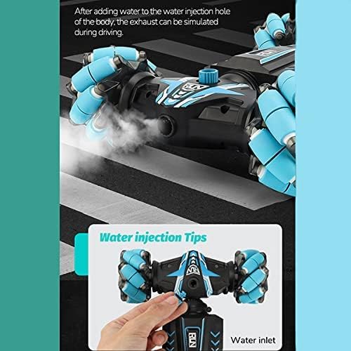 VANLINNY Gesture Sensing RC Stunt Car with Light and Music,Drift Hand Controlled Remote Control Twist Cars Toys for 8-12 yr Boys Girls,4WD 2.4GHz Monster Truck 360° Flips/Spray,Xmas Gift for Kids.