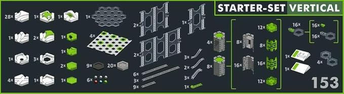Ravensburger GraviTrax PRO Vertical Starter Set - Innovative Marble Run | STEM Toy | Enhances Creative Thinking | Globally Recognized Brand | Ideal for Boys and Girls Aged 8 and Up