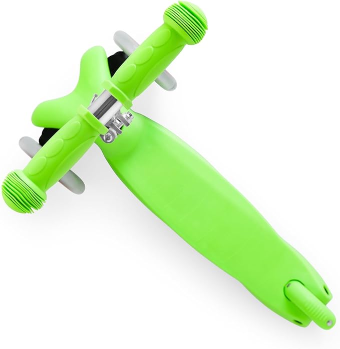 Kids 3-Wheel LED Kick Scooter - Adjustable Height, Lean-to-Steer for Boys & Girls Ages 3-8