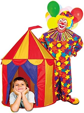 Red Floor Circus Tent Indoor Children Play House Outdoor Kids Castle by POCO DIVO