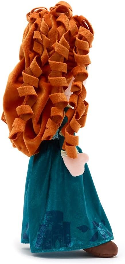Disney Store Official Princess Plush Doll, Merida from Brave, Medium 14 Inches, Soft Plushy with Embroidered Features, Princess Toys for Girls, Disney Dolls, Stuffed Animals for Girls