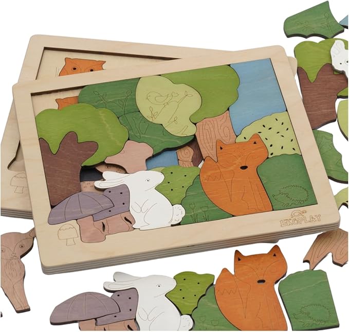 Woodlands Puzzle for Kids | 33 Piece Jigsaw Puzzle for Pre-School Kids | Learning and Educational Toy Gift for Boys & Girls 3 Years and Above