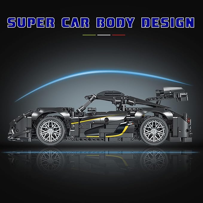 WISEPLAY Model Car Building Kits for Adults - Collectible Models Car to Build - Technic Set 1:14 Scale 1505 Pieces - Great Easter Gift