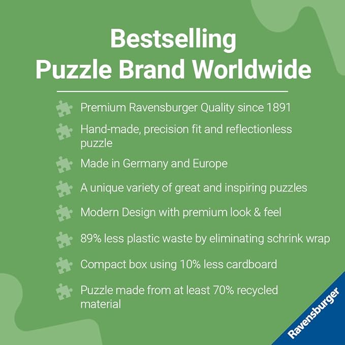 Ravensburger Disney Collector's Edition Winnie The Pooh 1000 Piece Jigsaw Puzzle for Adults - 12000385 - Handcrafted Tooling, Made in Germany, Every Piece Fits Together Perfectly