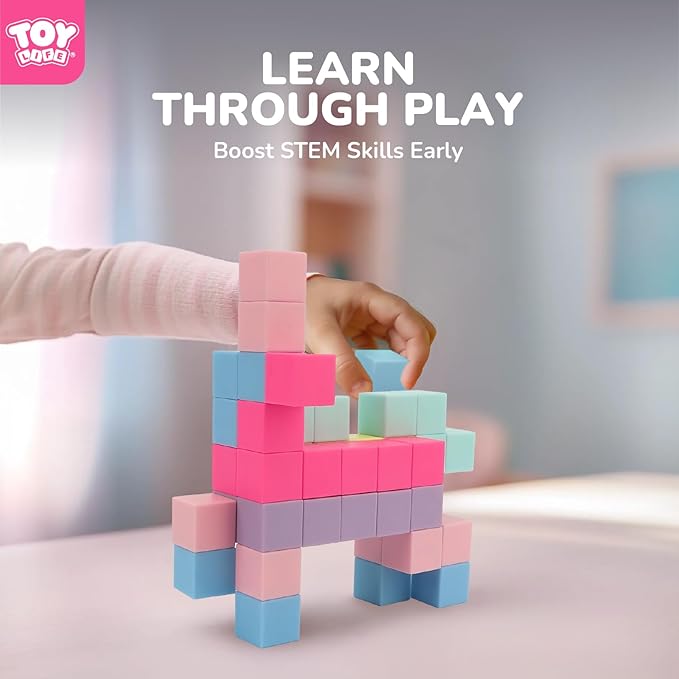 TOY Life 64 Pcs Magnetic Blocks for Kids Ages 3-5, Magnet Building Blocks for Toddlers, Magnetic Blocks for Kids Ages 4-8 Girls & Boys, Educational Learning Building Toys for Age 3 4 5 6 7 8-12
