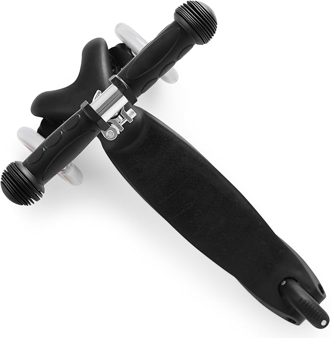 Kids 3-Wheel LED Kick Scooter - Adjustable Height, Lean-to-Steer for Boys & Girls Ages 3-8