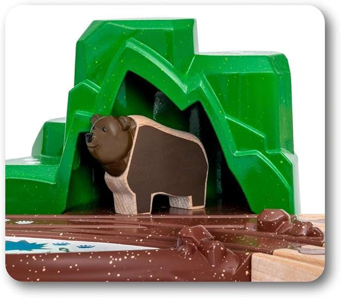 BRIO World 33988 Nordic Animal Set | Premium Wooden Toy Train Set for Kids | Interactive Fun | Compatible with Other BRIO Sets | FSC Certified, Sustainable Toy