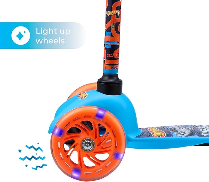 Scooter for Kids Ages 3-5 - Extra Wide Deck & Light Up Wheels, Self Balancing Kids Toys for Boys & Girls, Choose Your Favorite Character