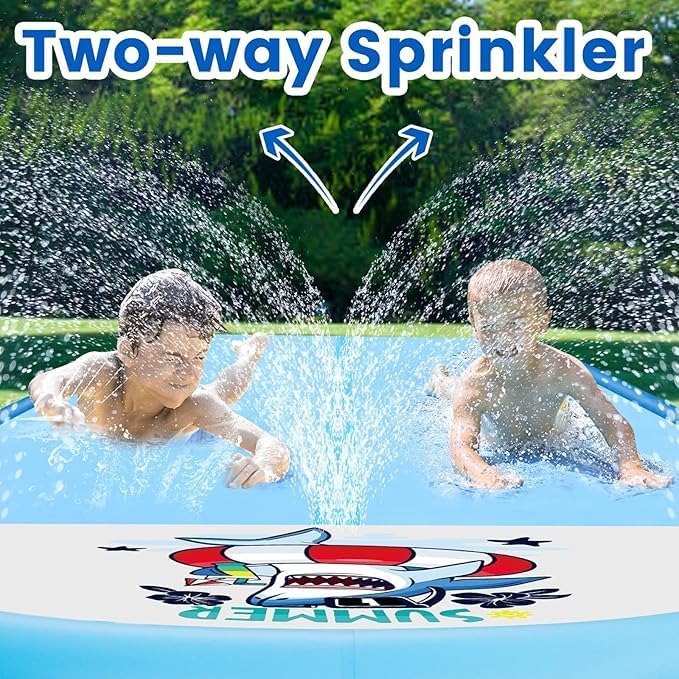 30ft Slip Splash and Slide, Heavy Duty Lawn Water Slide, Extra Long Slip Water Slides with 2 Bodyboards for Kids and Adults Kids Backyard Summer Toy with Sprinkler, Sports Outdoor Garden