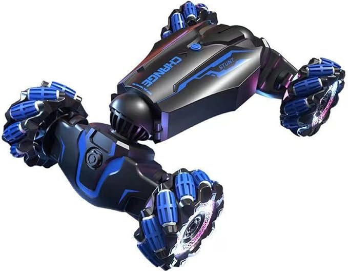 Upgraded Hand Gesture Sensing RC Stunt Car with Lights Music, Spray Fog Steam Gesture RC Car Remote Controll Transformed Vehicle 360° Spins All Terrains Monster Truck for Boys Kids