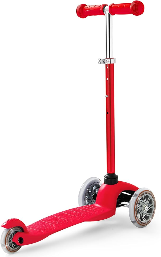 Kids 3-Wheel LED Kick Scooter - Adjustable Height, Lean-to-Steer for Boys & Girls Ages 3-8