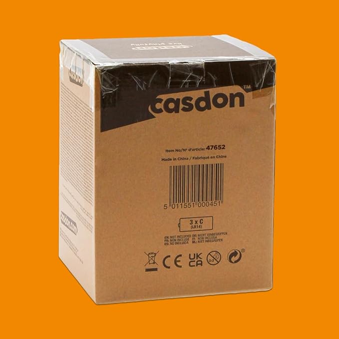 Casdon Blue Electronic Washer - Toy Washing Machine with Spinning Drum, Lights, & Sound Effects - Includes Laundry Basket & Washing Powder Box - Playset for Children Aged 3+