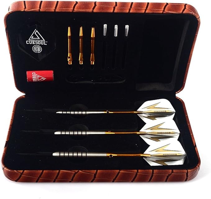 CUESOUL Tungsten Steel Tip Darts- Precise Barrels 18 19 21 24 Grams