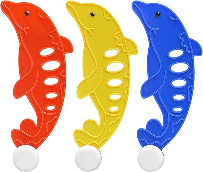Jasonwell Pool Diving Toys Games - 25PCS Swimming Pool Toys with Dive Sticks and Rings Underwater Treasures Torpedo Bandits Fish Toy etc Fun Water Swim Toy for Boys Girls Adults Kids Teens