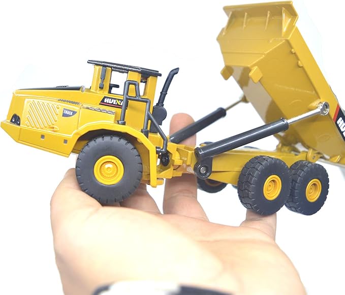 Ailejia 1/50 Scale Construction Vehicles Dump Truck Mechanical Loader Alloy Models Construction Vehicle Model Engineering Car Toy Boy Gift (Engineering car Suit 2)