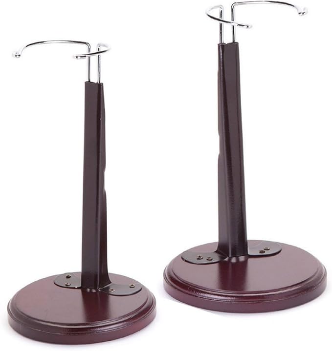 THE QUEEN'S TREASURES 18" Doll Accessories, Set of 2 Wooden Doll Stand, Sized for 18 Inch Dolls & American Girl Dolls