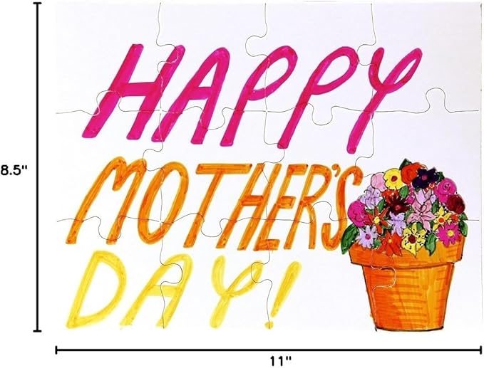 12 Blank Jigsaw Puzzles– 8.5 x 11 Inch, 12 Pieces Each – Hygloss DYI Party invites, Perfect for Decorating, Kids' Activities, Arts & Crafts or Party Favors - Puzzle Pieces to Draw On for Crafts