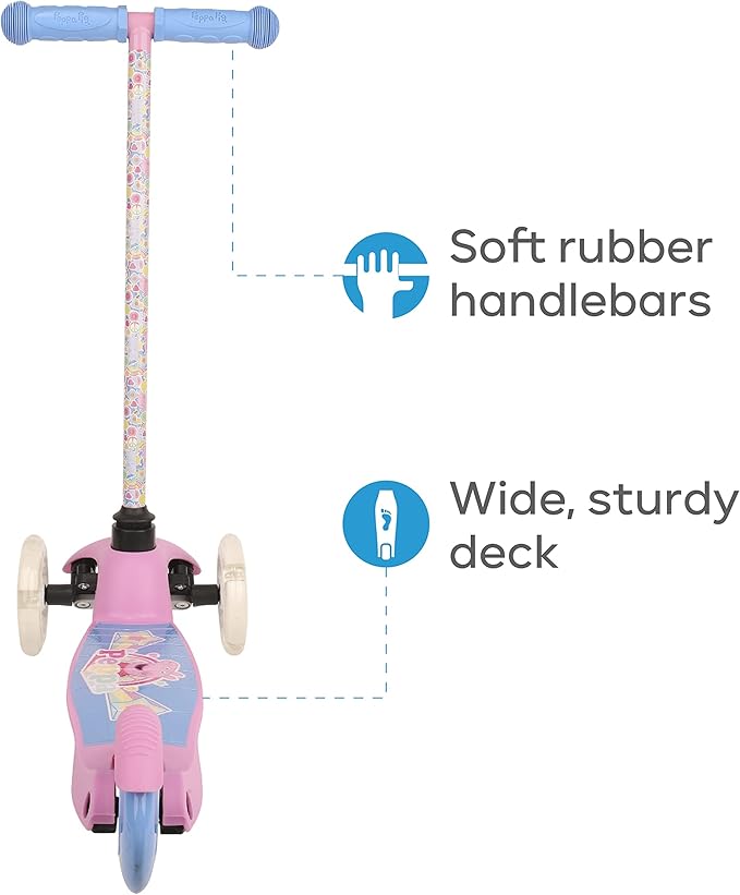 Scooter for Kids Ages 3-5 - Extra Wide Deck & Light Up Wheels, Self Balancing Kids Toys for Boys & Girls, Choose Your Favorite Character