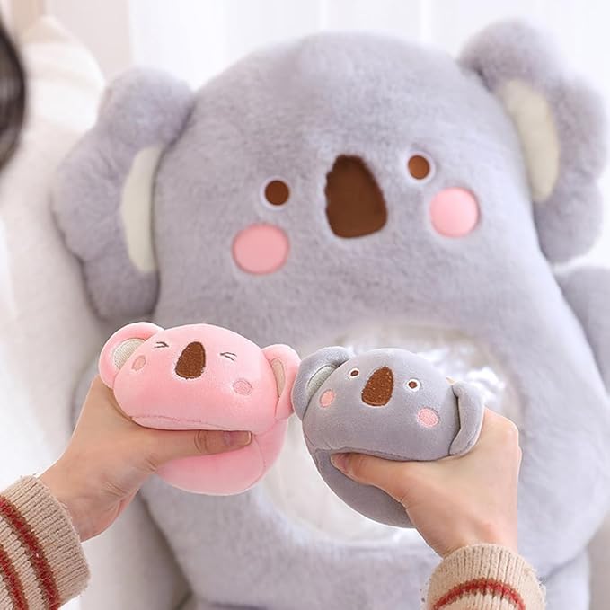 ARELUX Cute Sloth Plush Pudding Pillow:Snack Pillow Toys Bag Removable Stuffed Animal 8Pcs Sets Creative Plush,Soft Koala Plushie Animal Throw Pillow,Dolls Friends Family Member