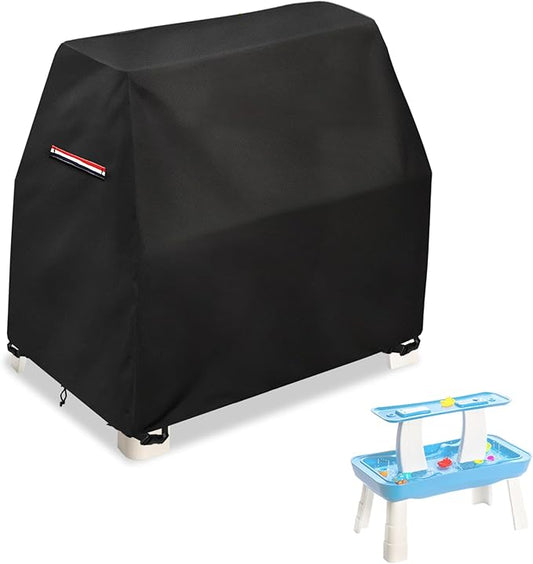 Kids Water Table Cover,Outdoor Heavy Duty 600D Waterproof Anti-UV Toddler Water Play Table Cover,Compatible with GoSports Splash Station Water Table 