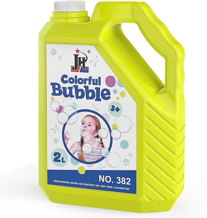 EagleStone Bubble Solution Refill 67 oz, Non-Toxic Pre-Mix Bubble Refill Solution, No Mixing or Measuring Required, Bubbles for Kids, Bulk Bubble Solution, Perfect for Bubble Guns, Machines, and Wands