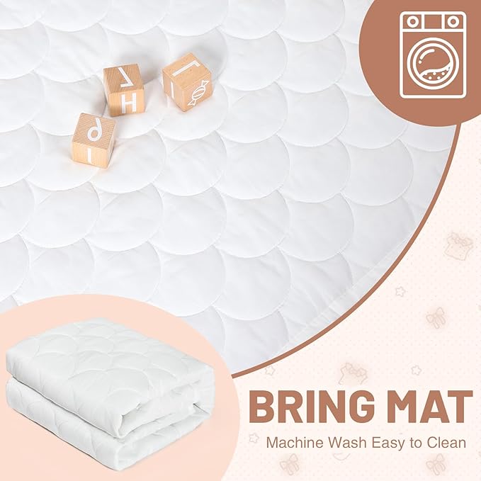 Kids Play Tent Indoor: with Mat, Tassel Garland, Star Lights - Toddler Girl Tent Indoor Playhouse for Toddlers Kids Toys for Boy Girl Birthday Gift