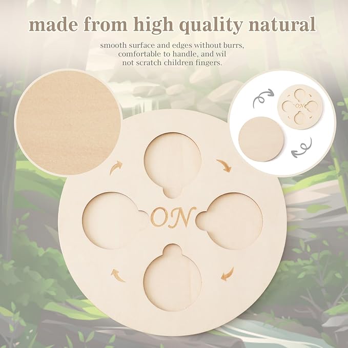 Wooden Life Cycle Tray for Kids - Frogs, Butterflies, Chickens, 40 Pieces - Preschool Learning Activities Puzzle Board, Toddlers Education Kit, Classroom Toys for Boys and Girls