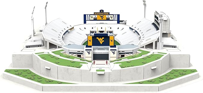 Pro Lion 3D Jigsaw Puzzle Milan Pushkar Stadium Construction Building Kits - 120 Pieces | West Virginia Football League Gifts for Boys, Adults, Men & Kids Aged 7+ | Puzzles Games Kit for Creative Fans