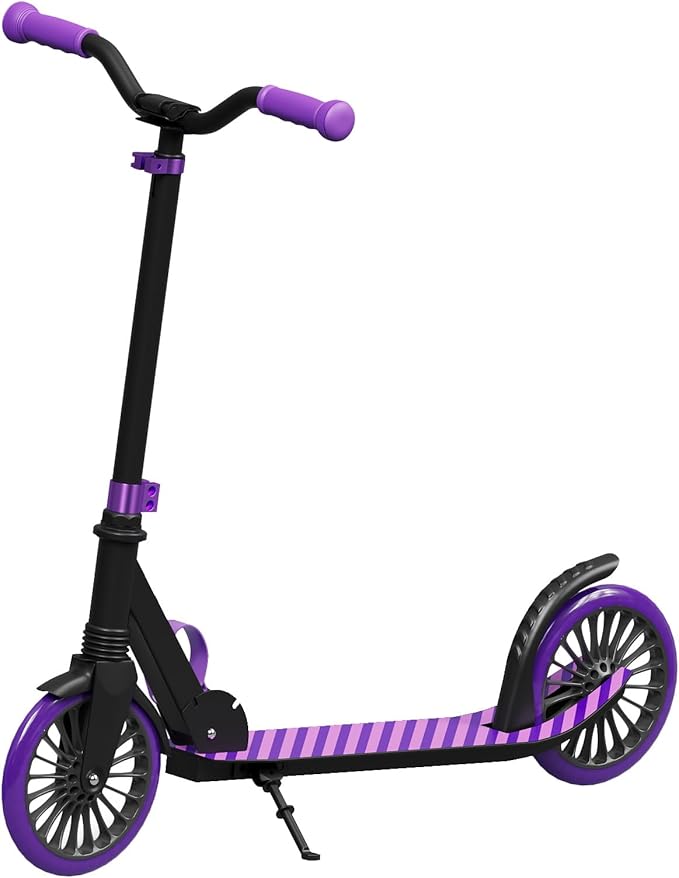 Scooter for Kids 8-12, Kick Scooter for Kids,Teen& Adults, Folding Scooters Holds Up to 220lbs | Adjustable Height | Lightweight |Rear Brake