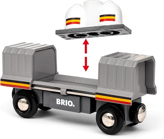 BRIO World – 36089 Trains of The World Santa Fe Train | Wooden Toy Train for Kids Aged 3 Years Up