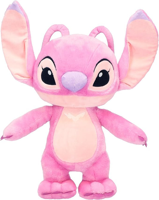 KIDS PREFERRED Disney Baby Lilo & Stitch Angel Soft Huggable Stuffed Animal Cute Plush Toy for Toddler Boys and Girls, Gift for Kids, Pink Angel 15 Inches