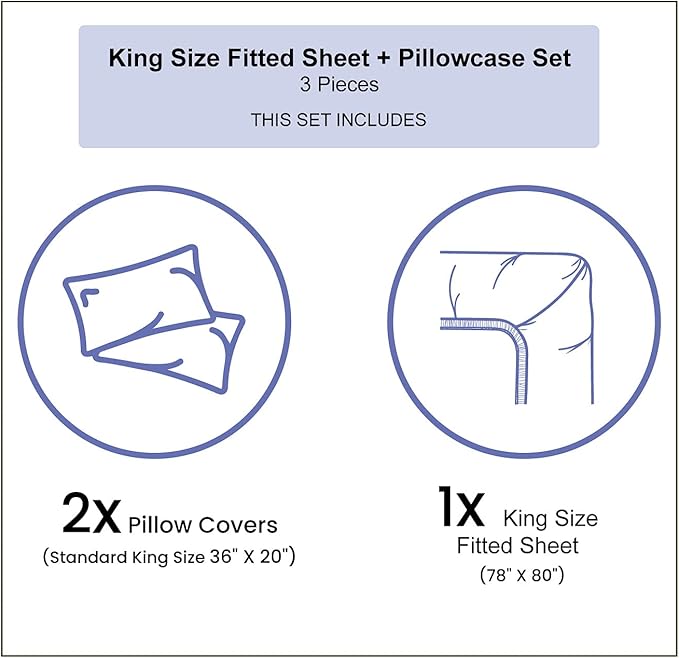 Ambesonne Rustic Fitted Sheet & Pillow Sham Set, North Woods Falling Leaves Fall Park Road Autumn Leaves Seasonal Colors Romantic, Decorative Printed 3 Piece Bedding Decor Set, King, Orange and Green