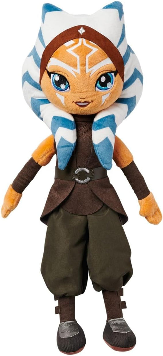 Disney Store Official Princess Plush Doll, Ahsoka from Star Wars: Ahsoka, Medium 14 Inches, Soft Plushy with Embroidered Features, Princess Toys for Girls, Disney Dolls, Stuffed Animals for Girls