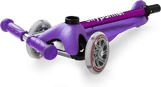 Kids 3-Wheel LED Kick Scooter - Adjustable Height, Lean-to-Steer for Boys & Girls Ages 3-8