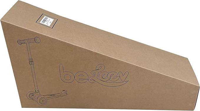 BELEEV A1 Scooter for Kids Ages 2-6, 3 Wheel Kick Scooter for Toddlers Girls Boys, Light up Wheels, Adjustable Height, Lean to Steer, Non-Slip Deck, Lightweight Push Scooter for Children