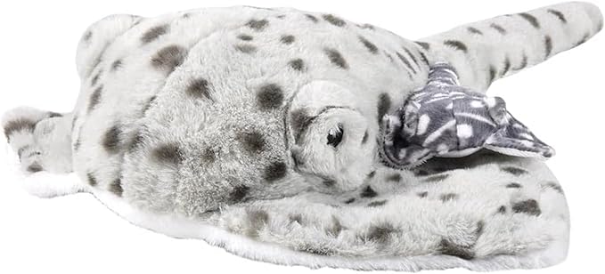 Mom and Baby Stuffed Animals for Boys & Girls, Safari Baby Shower Decorations, Nursery Decor, Zoo Animals for Toddlers, Quality Realistic Toys Kids Will Love, Cute, Soft, Huggable (21" Stingray)