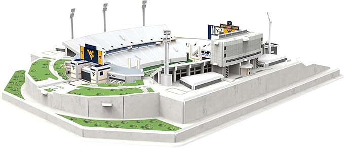 Pro Lion 3D Jigsaw Puzzle Milan Pushkar Stadium Construction Building Kits - 120 Pieces | West Virginia Football League Gifts for Boys, Adults, Men & Kids Aged 7+ | Puzzles Games Kit for Creative Fans